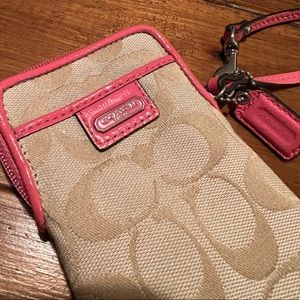 New Coach Phone/Credit Card Wallet